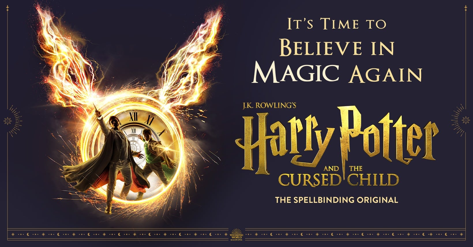 Official Harry Potter and the Cursed Child London artwork.